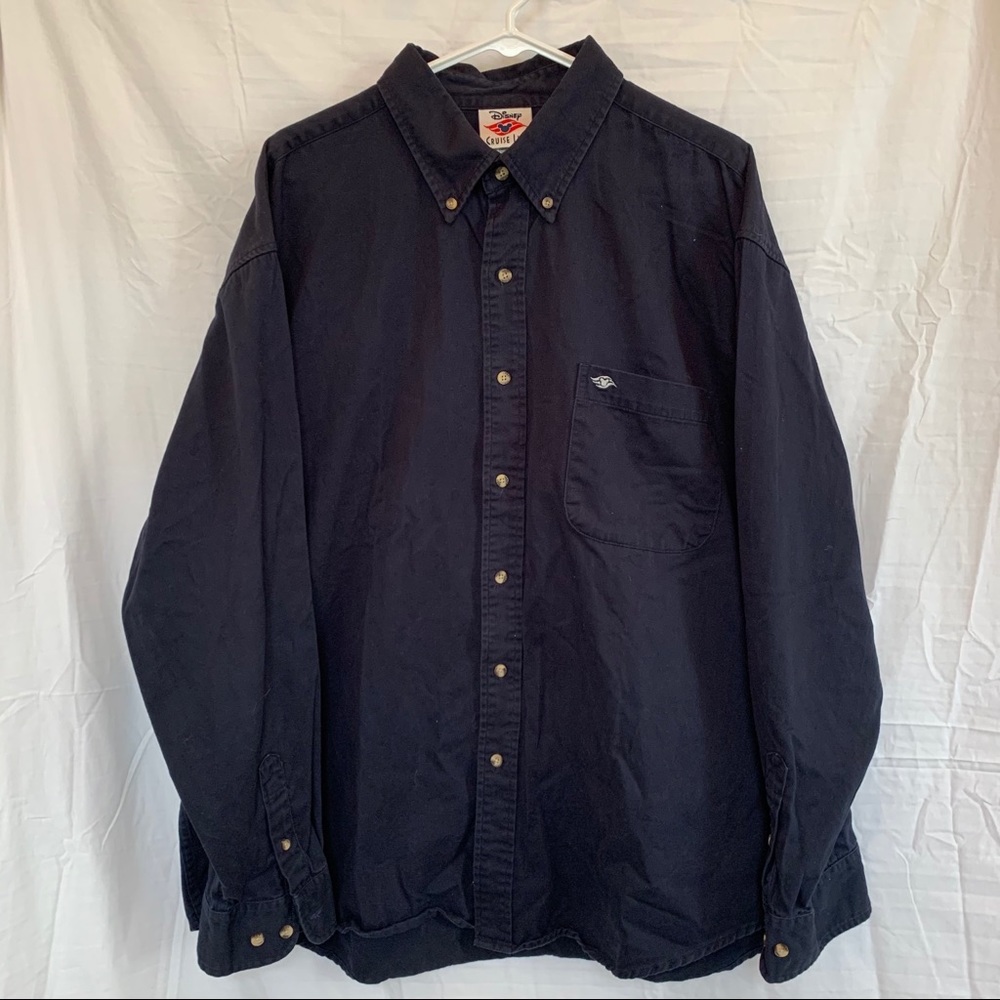 Disney Cruise Line Men's Long Sleeve Navy